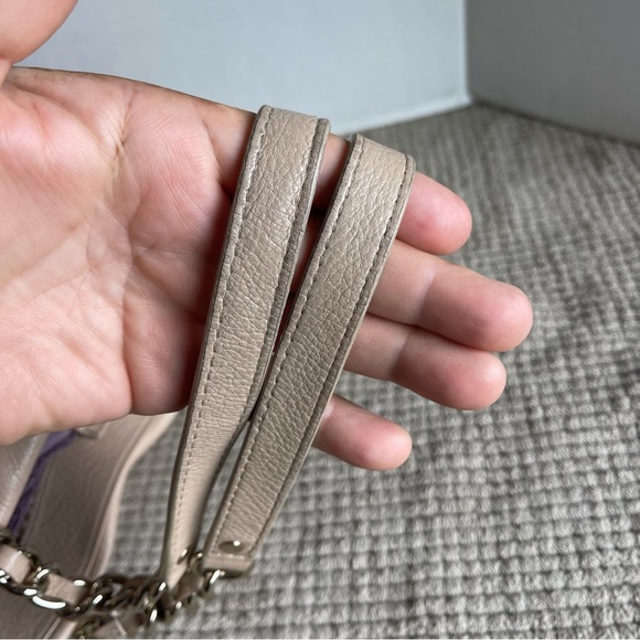 Kate Spade Large Tote Shoulder Bag with chain handles. Cream  color - Picture 8 of 16